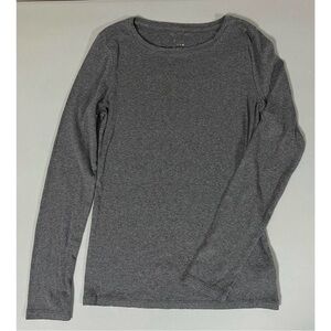 A New Day Gray Grey Long Sleeve Crewneck T-Shirt Top Blouse Tee Size XS 🩶 #top